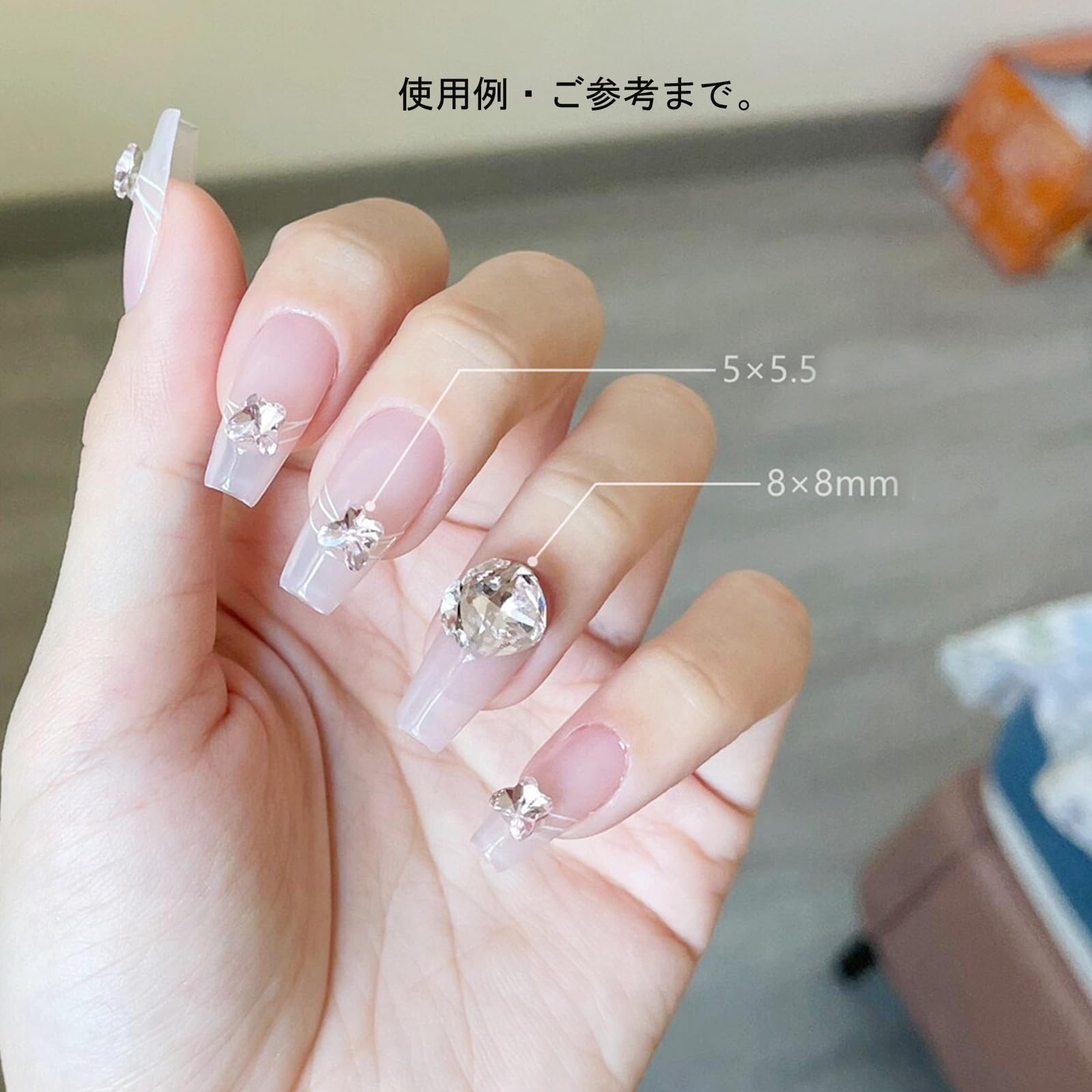 Amazon.co.jp: CQJSYLネイルラインストーン ネイルパーツ ライン