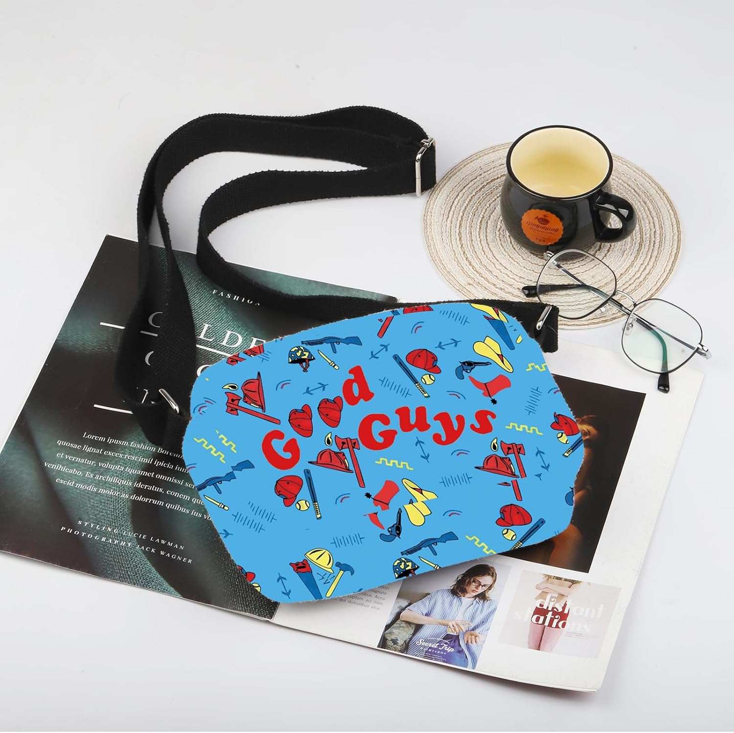 WSNANG Horrible Movie Inspired Gift G G Crossbody Bag Horror Movie Lover Shoulder Bag(G G CB2) - Image 3