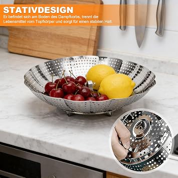 Set of 3 steamer inserts steamer insert cooking insert for pots