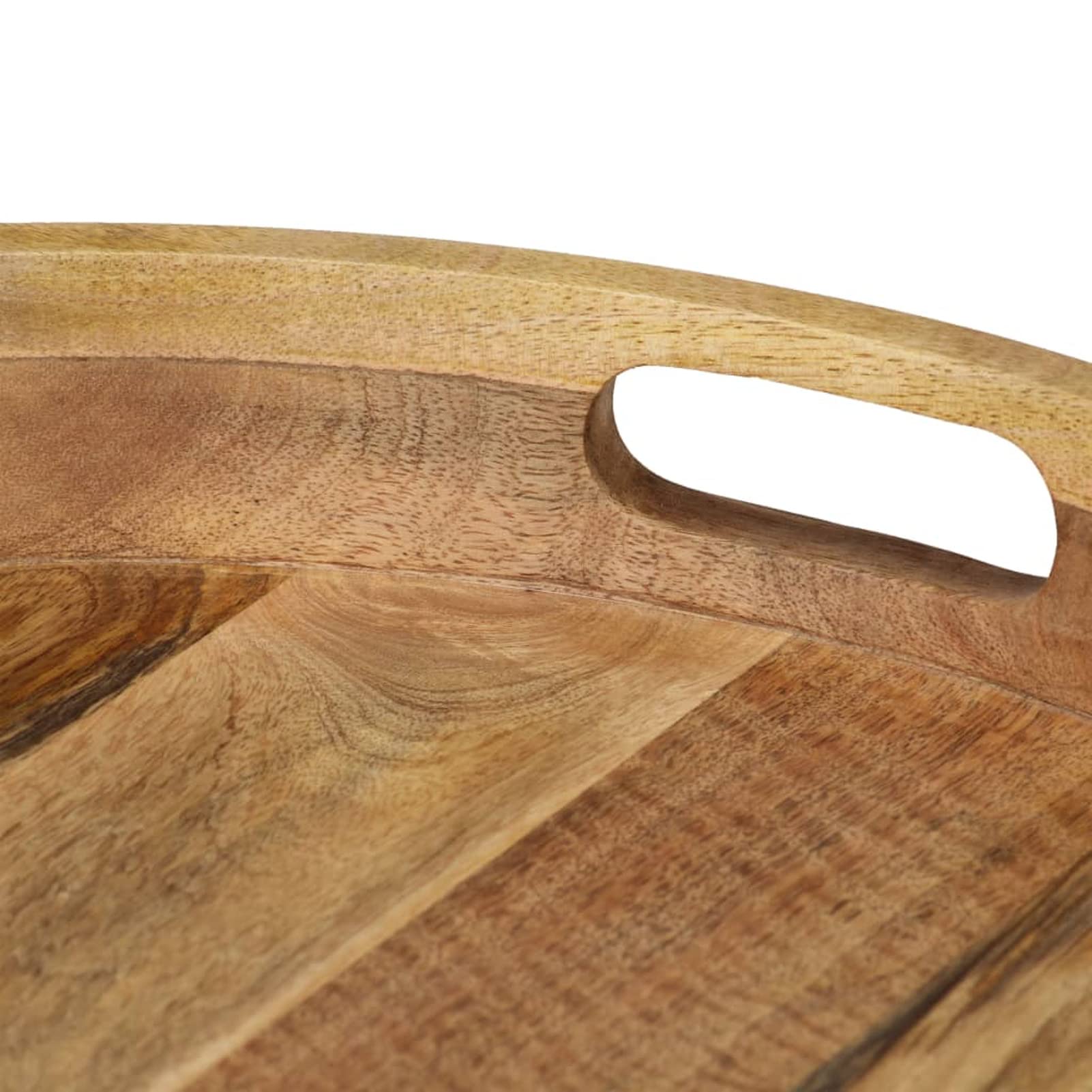 Homgoday Table basse en bois massif et acier 50 x 40 cm, table d'appoint, table d'appoint pour salon, salle de réception d'invités, chambre à coucher et mobilier de bureau