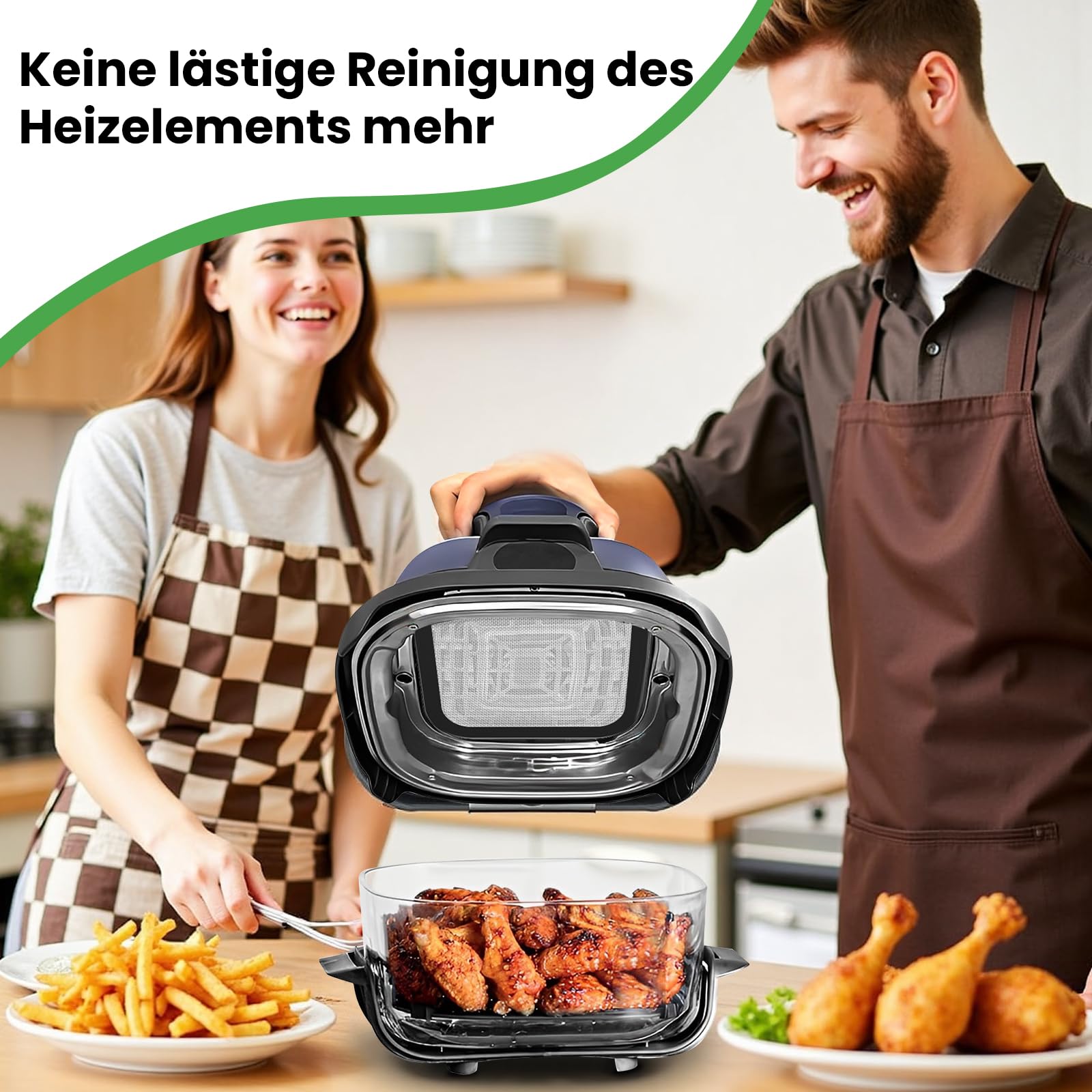 Airfryer Accessoires pour Ninja CRISPi FN101EU, moule en silicone, tapis de protection contre la Airfryer Accessoires pour Ninja CRISPi FN101EU, moule en silicone, tapis de protection contre la