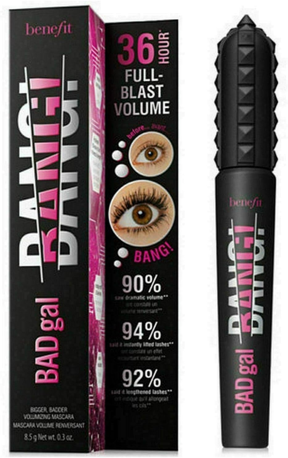 Bad Gal Bang! Mascara Black FULL SIZE - NEW in box 8.5 g / 0.3 oz.