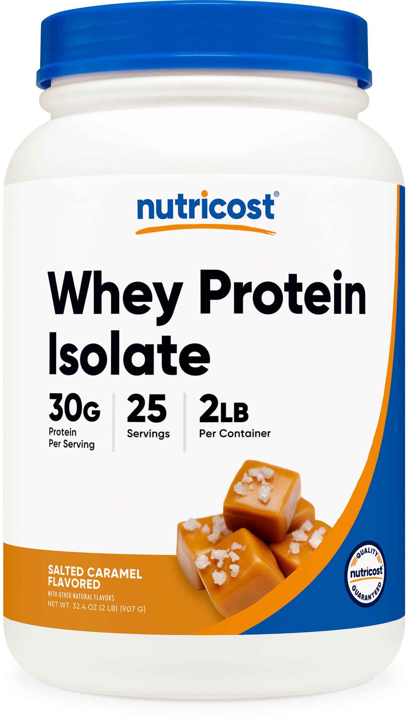 Nutricost Whey Protein Isolate (Salted Caramel) 2LBS