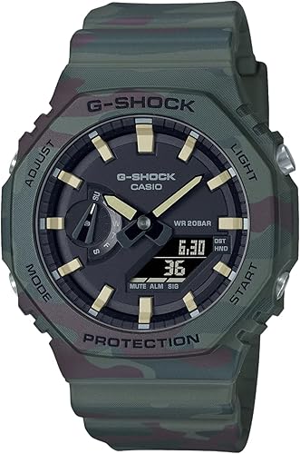 Casio G-Shock - Juego de caja especial con correa y tapa extra - GAE2100WE-3A Verde Deporte
