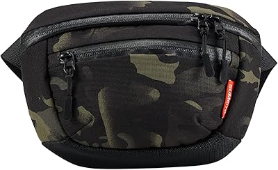 Man bag Mans Sling backpack, Walking Biking, 3 Ways to Wear, Water Resistant & Durability, Jet Black,Dark Green,Carmine Red,Dark Multicam,Light Multicam (11 x 8.5 x 2 Inch, Dark Multicam)