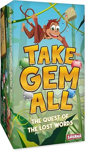 SAVANA Take Gem All - Juego de categorías de ritmo rápido e hilarante para amigos y familiares | 1+ jugadores | Juegos familiares para niños,