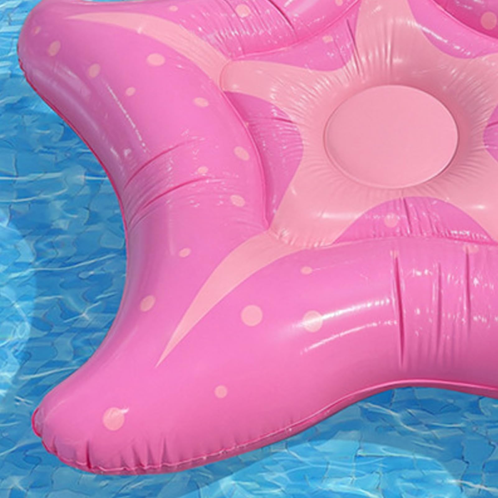 Amaca Gonfiabile Adulti Stella Marina Amaca Galleggiante Piscina Gonfiabile 150 cm Materassino Piscina, Amaca Gonfiabile da Mare, Feste In Acqua, Spiaggia Estiva - 5