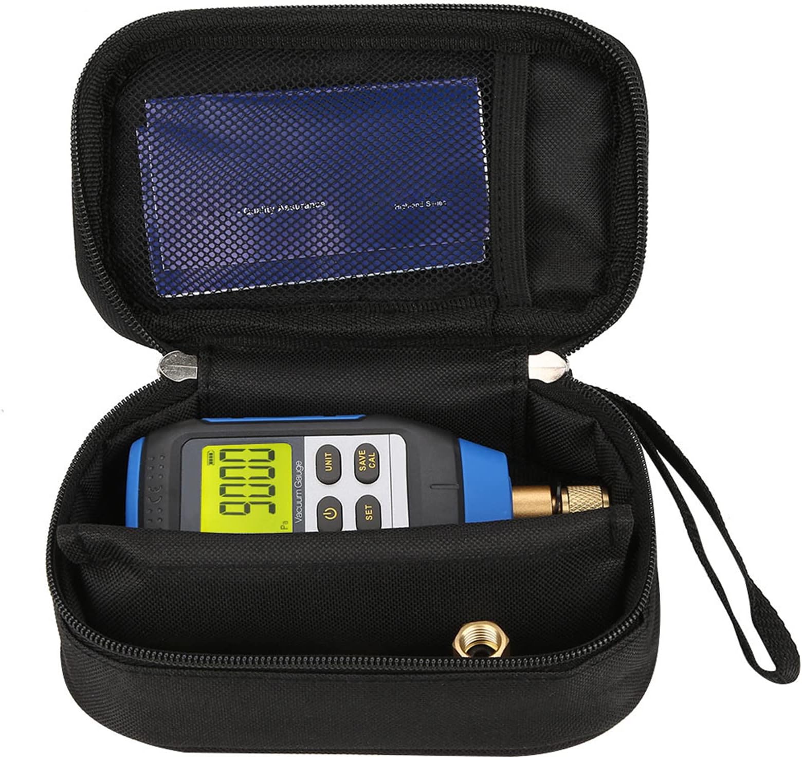 VMV-1 Digital Vacuum Gauge,0-30000 Microns Range, 2% Accuracy, 7/16-20UNF Interface