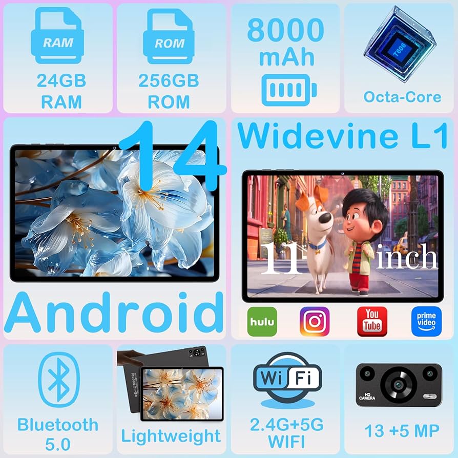 Androidタブレット 11インチ 256GB 30GB RAM Amazon.co.jp: 【Android 14 タブレット 11インチ】DOOGEE T30