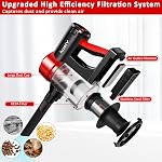 iwoly C150 Cordless Vacuum Cleaner with 18000Pa Powerful Suction, 2200mAh Battery Max 35 Mins Runtime, 3 Speed Modes, HEPA Filter, Lightweight Stick Handheld Vacuum for Home Hard Floor Tile