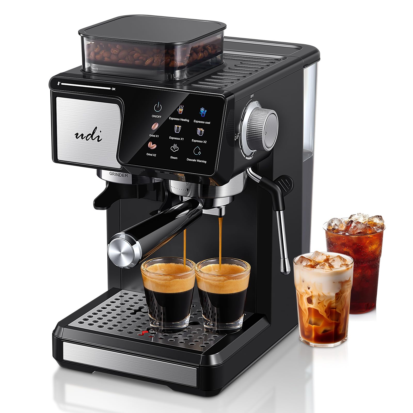 UDI 20Bar Espresso Machine with Touchscreen
