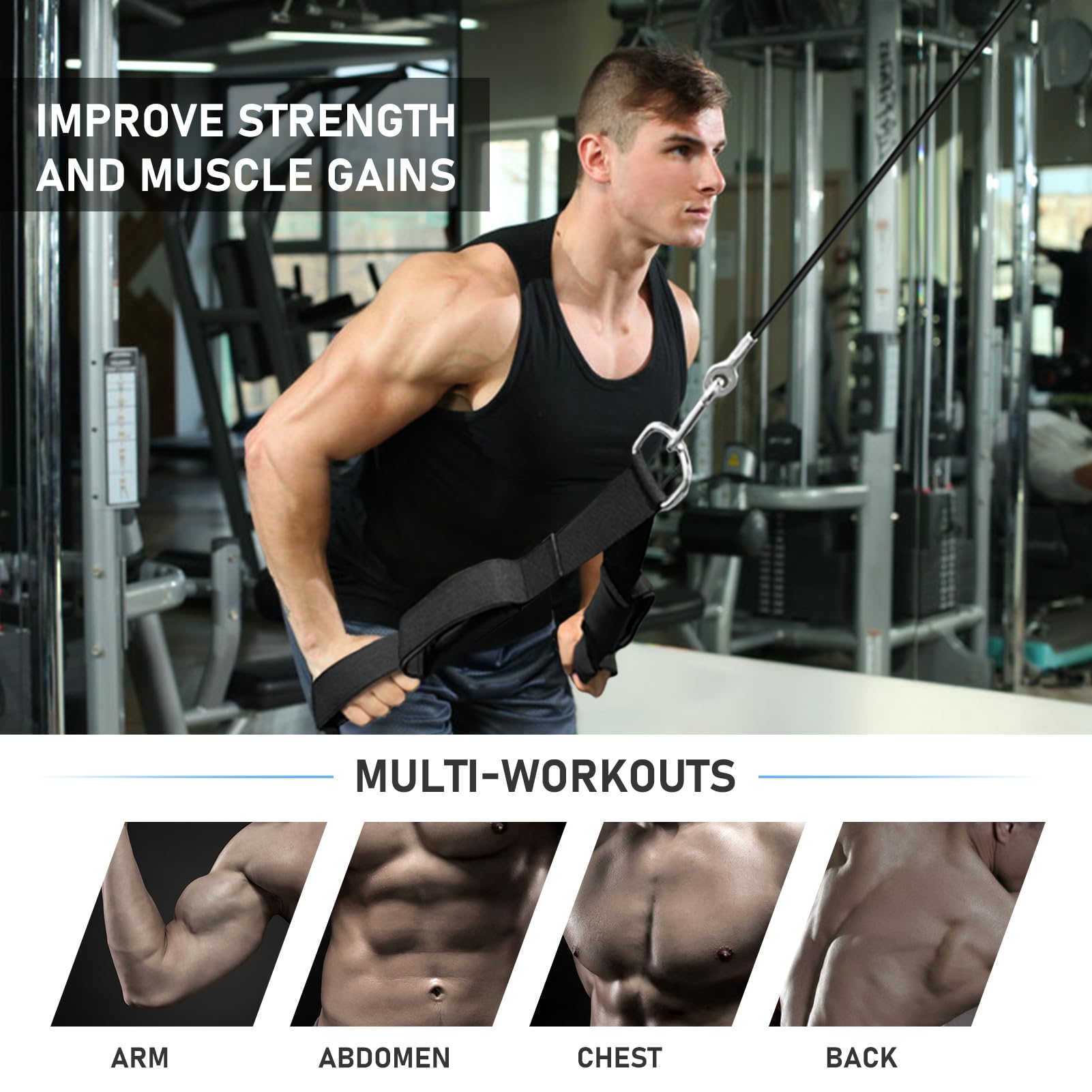 Kit Poulie Musculation - Appareil à Charge Manuel | FIT' & RACK