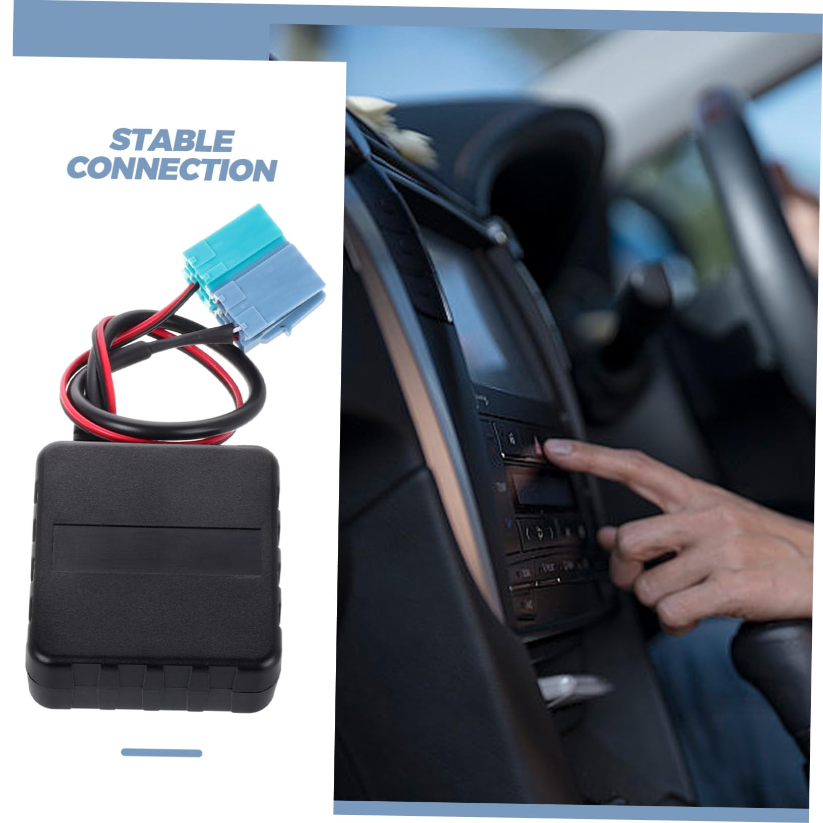 Enchufe para Coche Adaptador De Entrada De Audio Receptor Inalámbrico Cable USB Estéreo para Coche Conector De para Música Suministros para