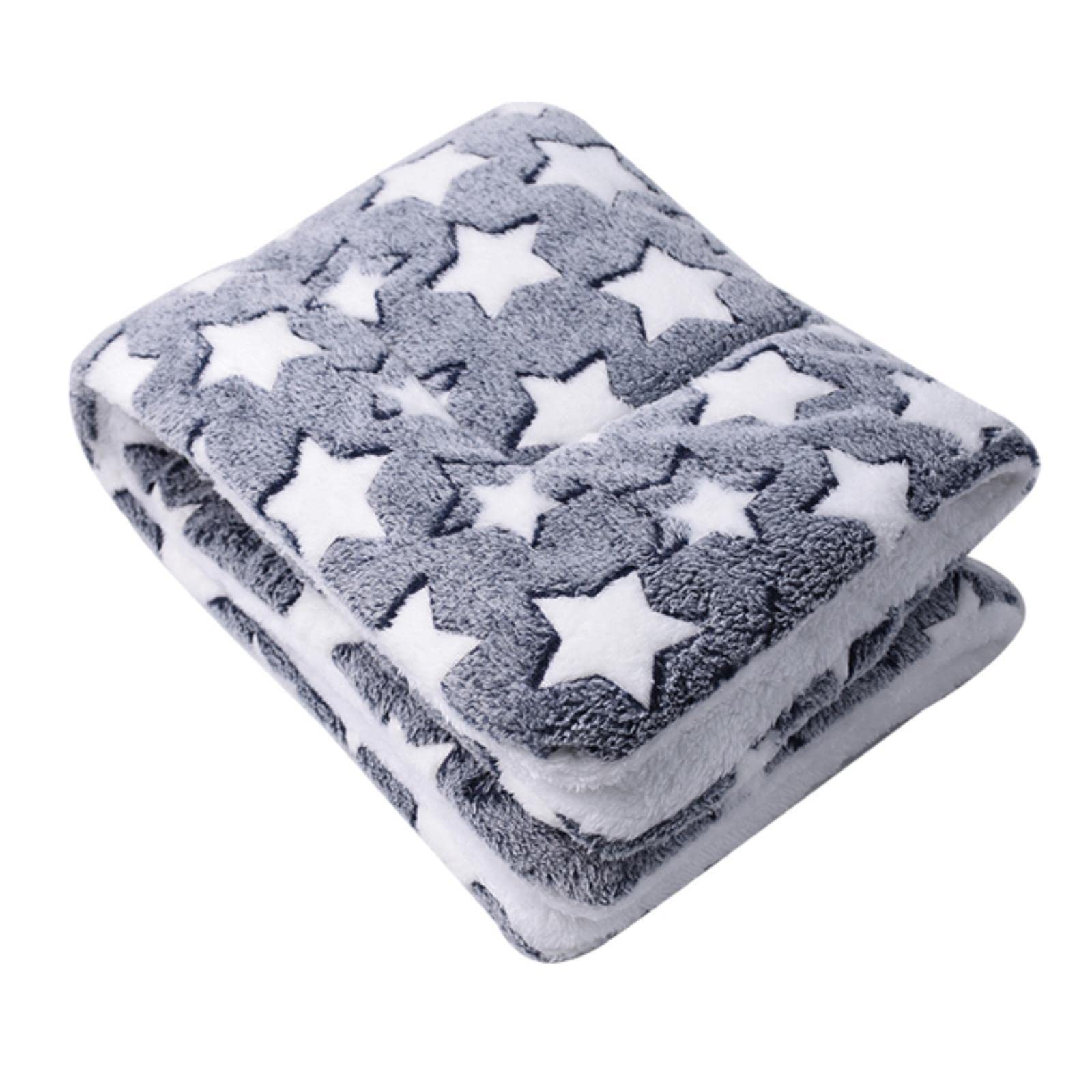 Couverture pour chien et chat en peluche chaude hiver L 59x42cm Pattern 2