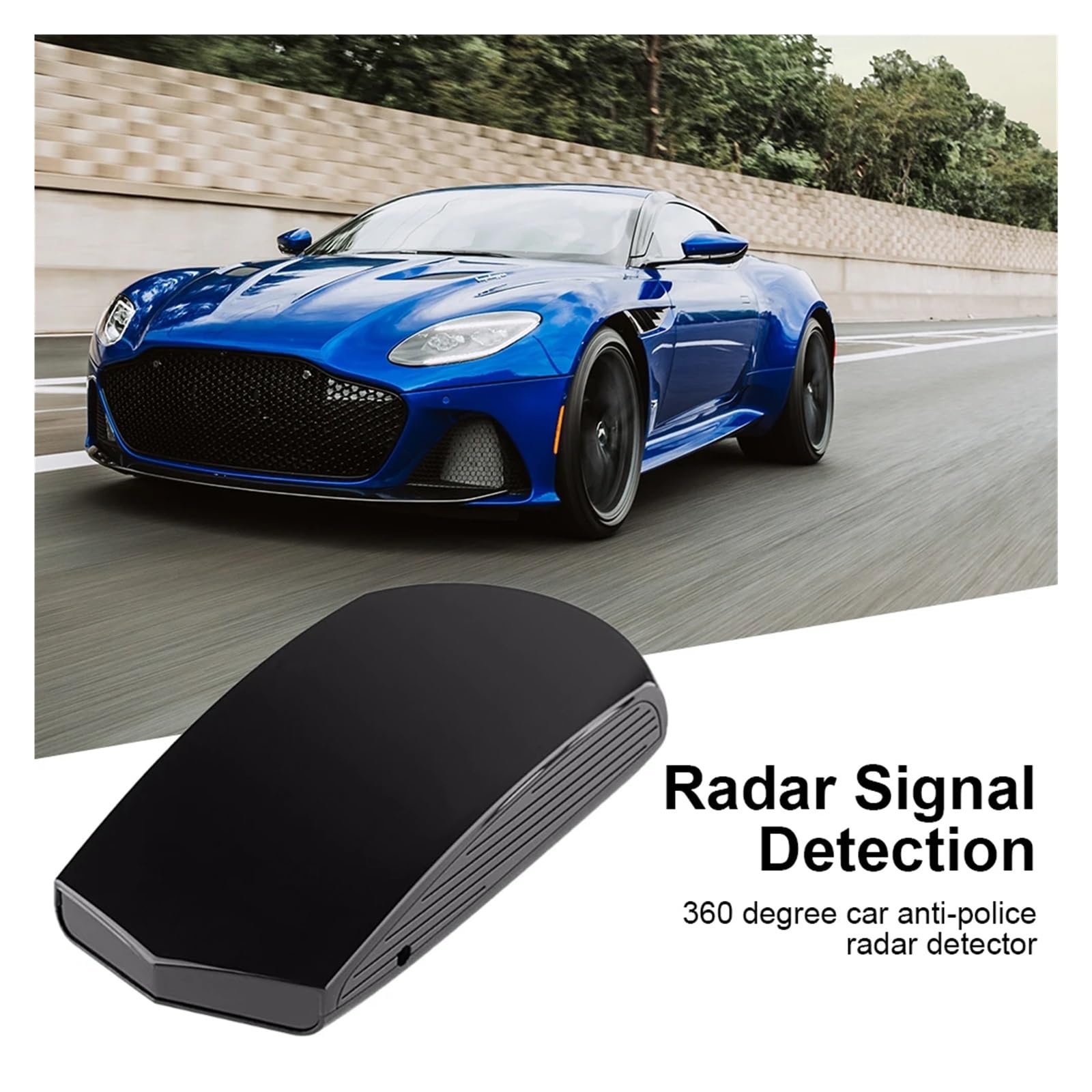 Détecteur Anti-Radar Multilingue V3 12V, Affichage LED for Voiture, Vitesse D'écoulement, Système D'alarme À 360 Degrés, Vitesse Automatique