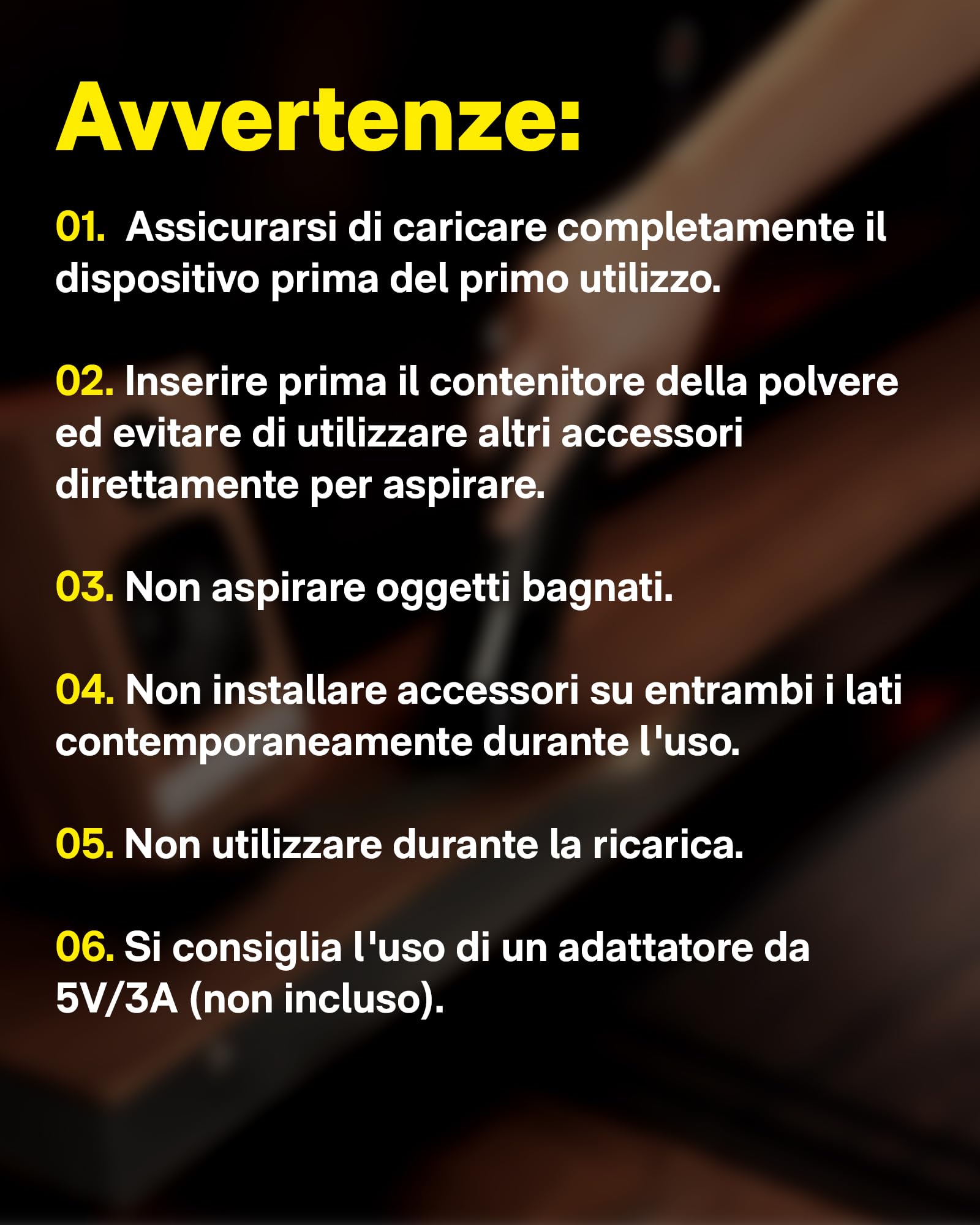 HOTO Aspirabriciole Senza Fili 15000pa, 4 in 1 Mini Aspirapolvere, Aspirazione, Soffiaggio, Gonfiaggio, Sigillamento Sottovuoto, Brushless, per Veicoli/Scrivanie/Tastiere/Macchine da Caffè Ecc