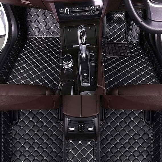 LEILEIQIFEI Custom Leather Car Floor Mats for Toyota bZ4X 2023 2024