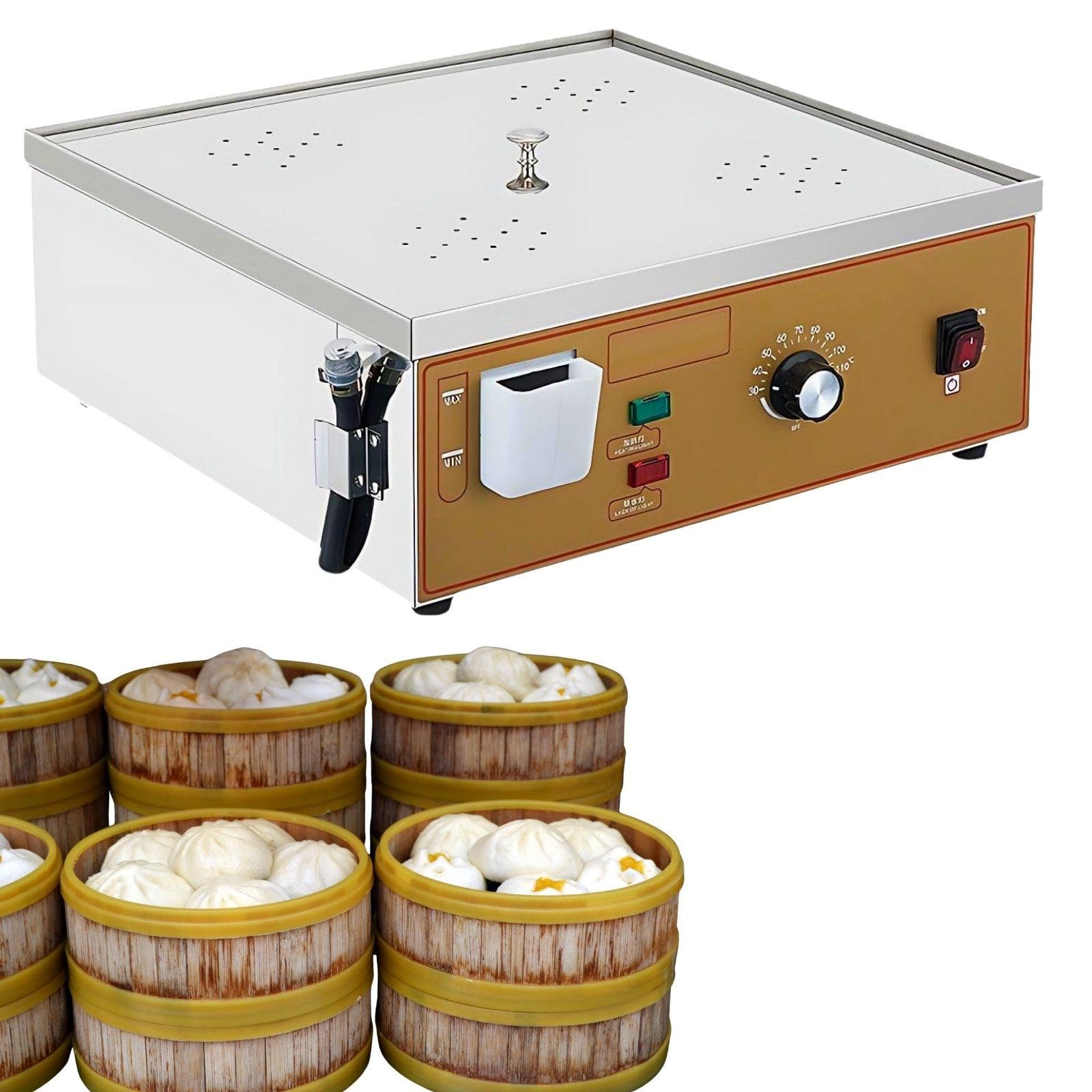 Vaporiera professionale per dim sum, riscaldamento rapido in 3 minuti
