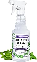 VermExon Peppermint Oil Spray: Natural 16oz Bug Killer for Ants, Spiders, Flies | Safe Plant-Based Pest Control