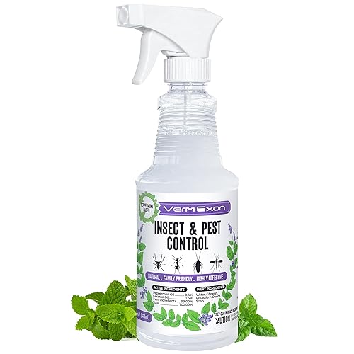 Peppermint Oil Insect & Pest Control Spray – 16oz Natural