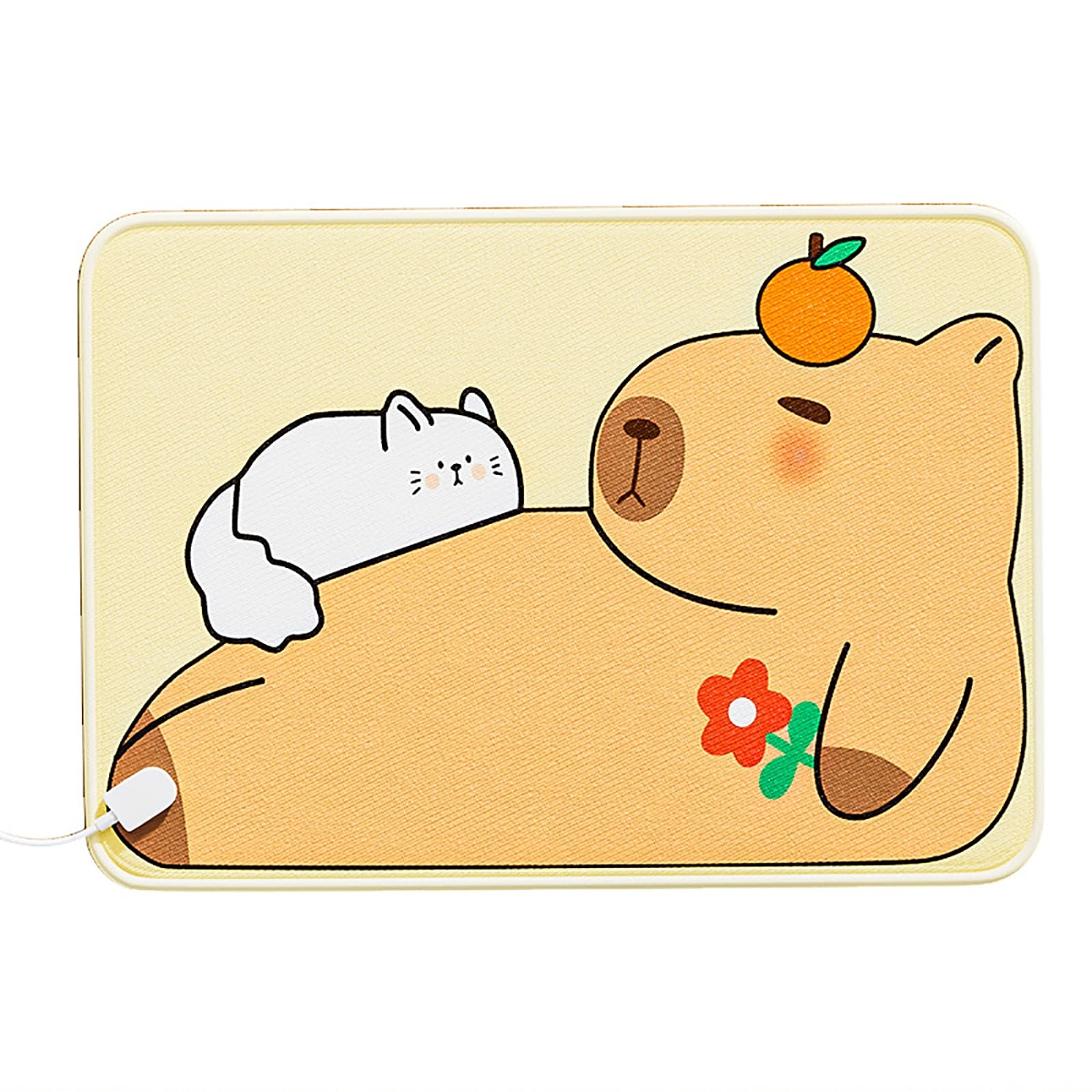 Tappetino Riscaldante Animali, Tappetino Riscaldante per Cani, Temperatura/timer Regolabili, Caldo e Confortevole, Impermeabile e Resistente, per L'uso in Inverno(Medium)