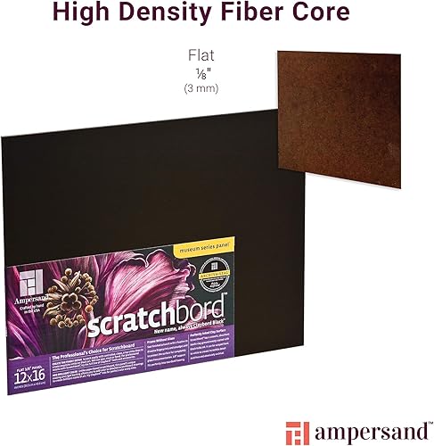 Miniatura 7 de Ampersand Scratchboard 5 x 7 3 por paquete