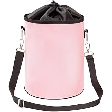 Clothespin Bag Holder Hanging Clothespin Bag with Hooks Large capacity Clothespin Storage Organizer for Clothesline Outdoor Pink