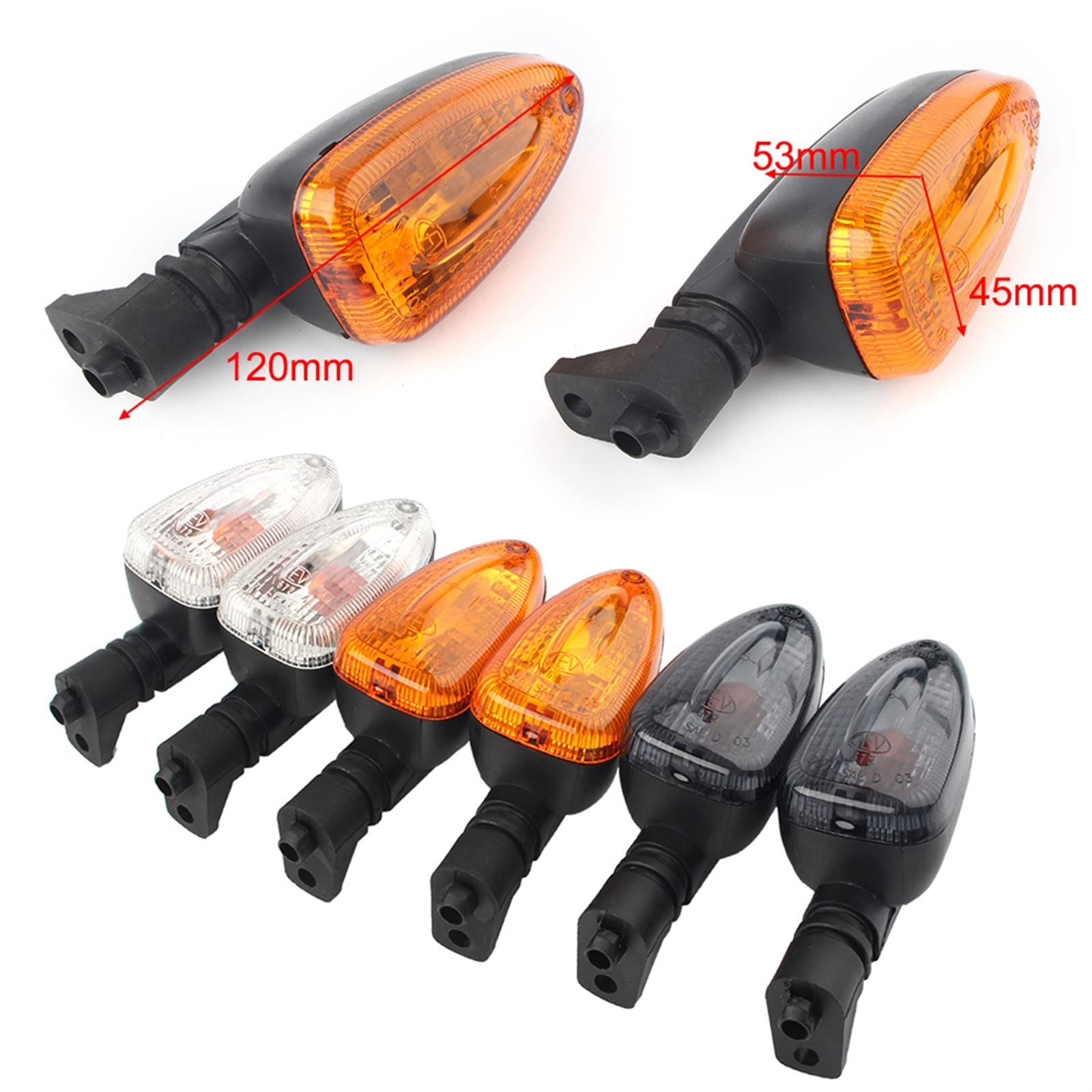MOTORCYCLE FRONT&REAR TURN Signal Light 2pc For F650GS/F800R/R1150GS