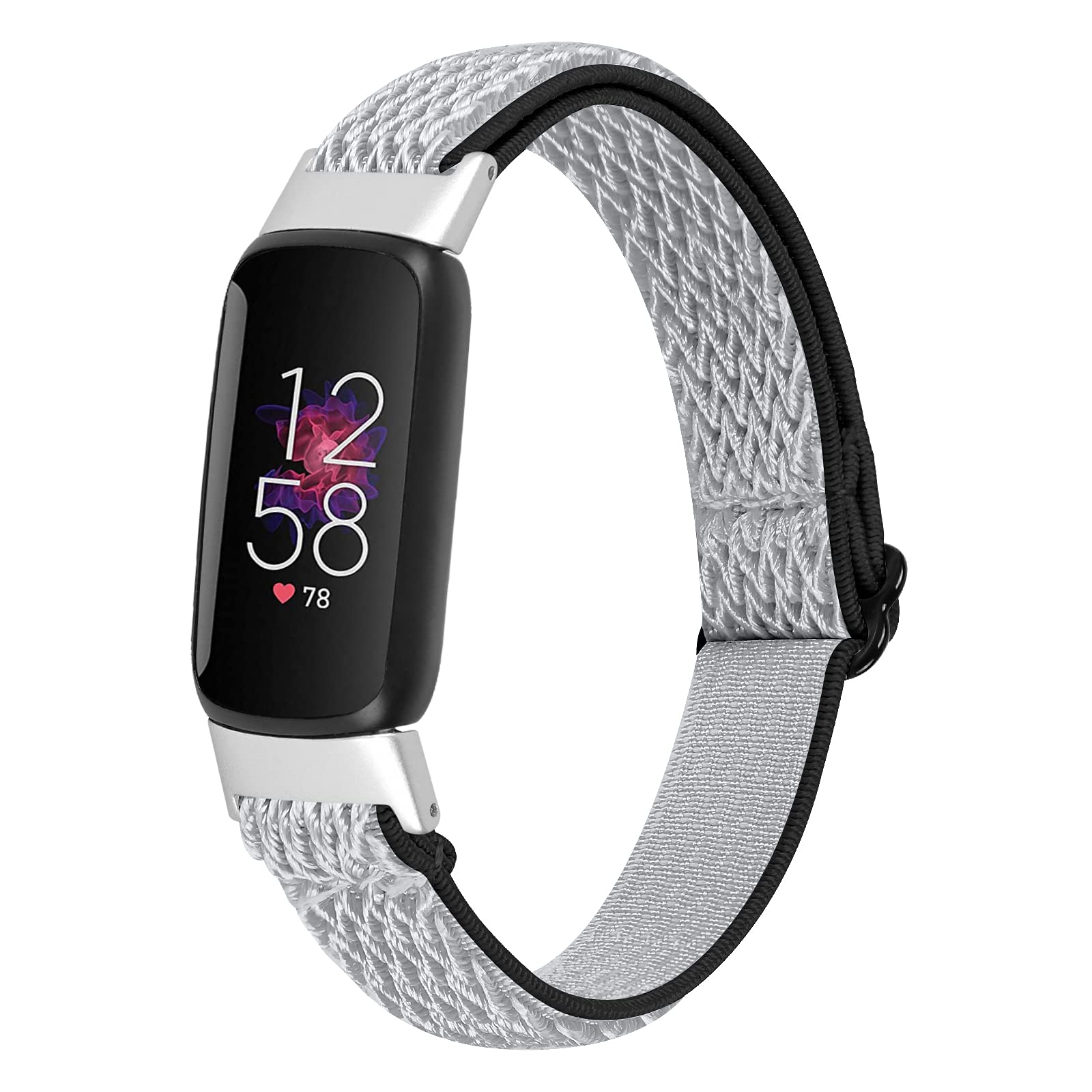Cinturino Elastico Intrecciato Wanme Per Fitbit Inspire 2/3/HR/Ace 2/3 - Unisex, Traspirante, Regolabile (Polso 13-19 Cm) - 3
