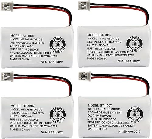 Miniatura 5 de Kastar BBTY0651101 Modelo BT1007 - Batería de teléfono inalámbrico para Uniden BT-1007 BT-1015, CEZAI2998 DECT1340 DECT1363BK DECT1363-2 DECT1480