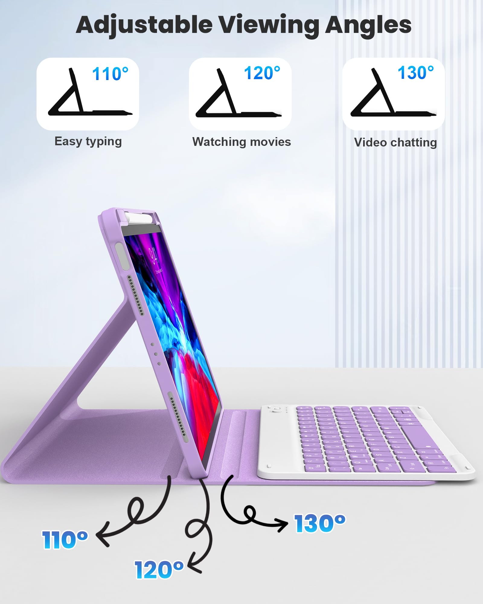 Amazon.com: Keyboard Case for iPad Air 11 inch M4/M3/M2, 2026/2025