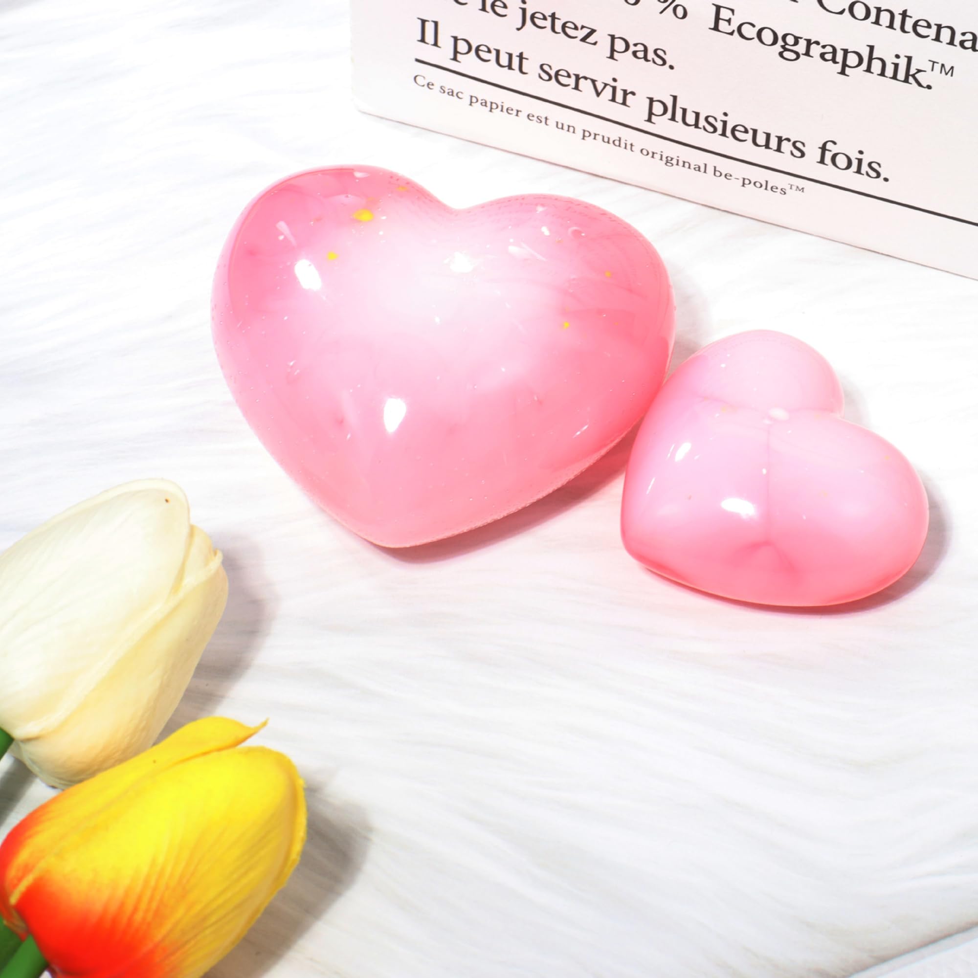 2 Stampo In Silicone A Forma Di Cuore Per Candele E Decorazioni - Resistente Al Calore, Antiaderente, Ideale Per Resina, Gesso, DIY