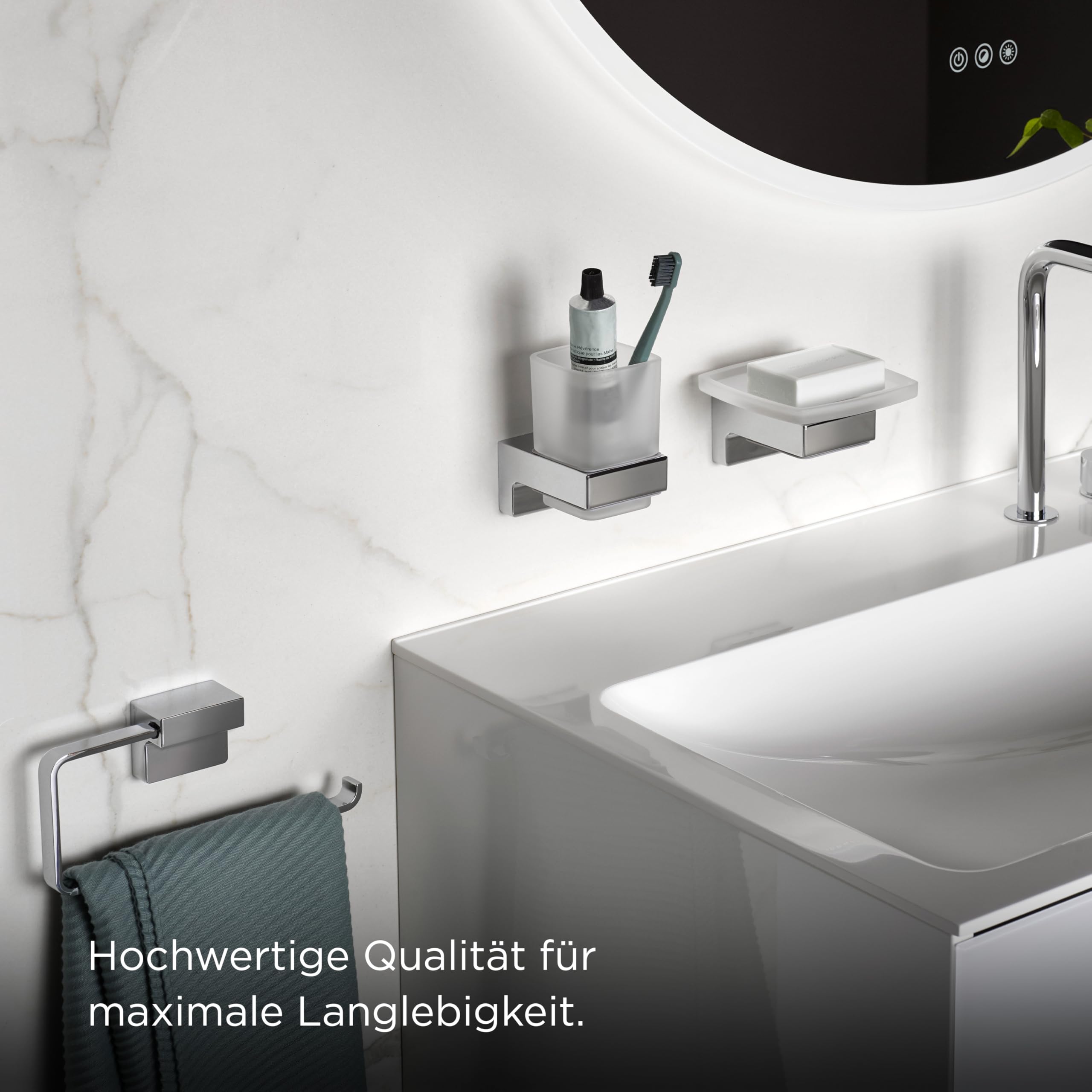 emco cue Bürstengarnitur Bundle bestehend aus Bürstengarnitur und Klebe-Set, 010-8704