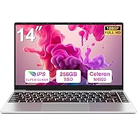 bvate PC Portatile 14 pollici Notebook Win 11 upto 2.8 GHz 256 GB ROM Supporta l'espansione