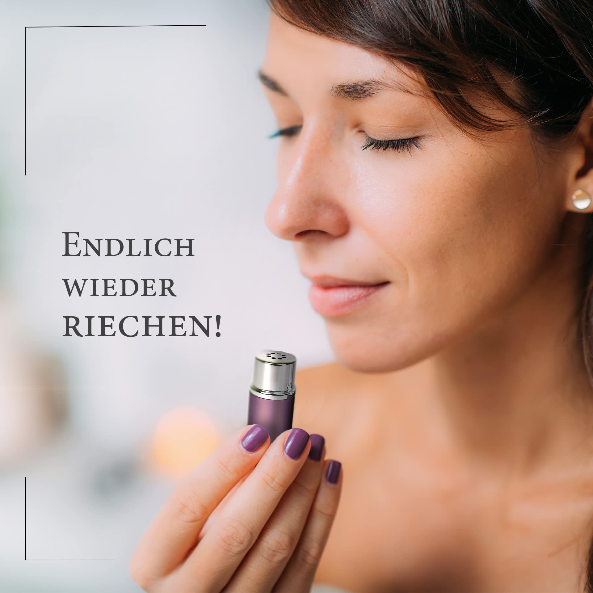 SOS Riechtraining Set 1 mit Riechstiften – Geruchssinn trainieren & Geruchstraining bei Geruchsverlust – mit ätherischen Ölen - Eukalyptus, Rose, Zitrone & Nelke – wieder riechen lernen