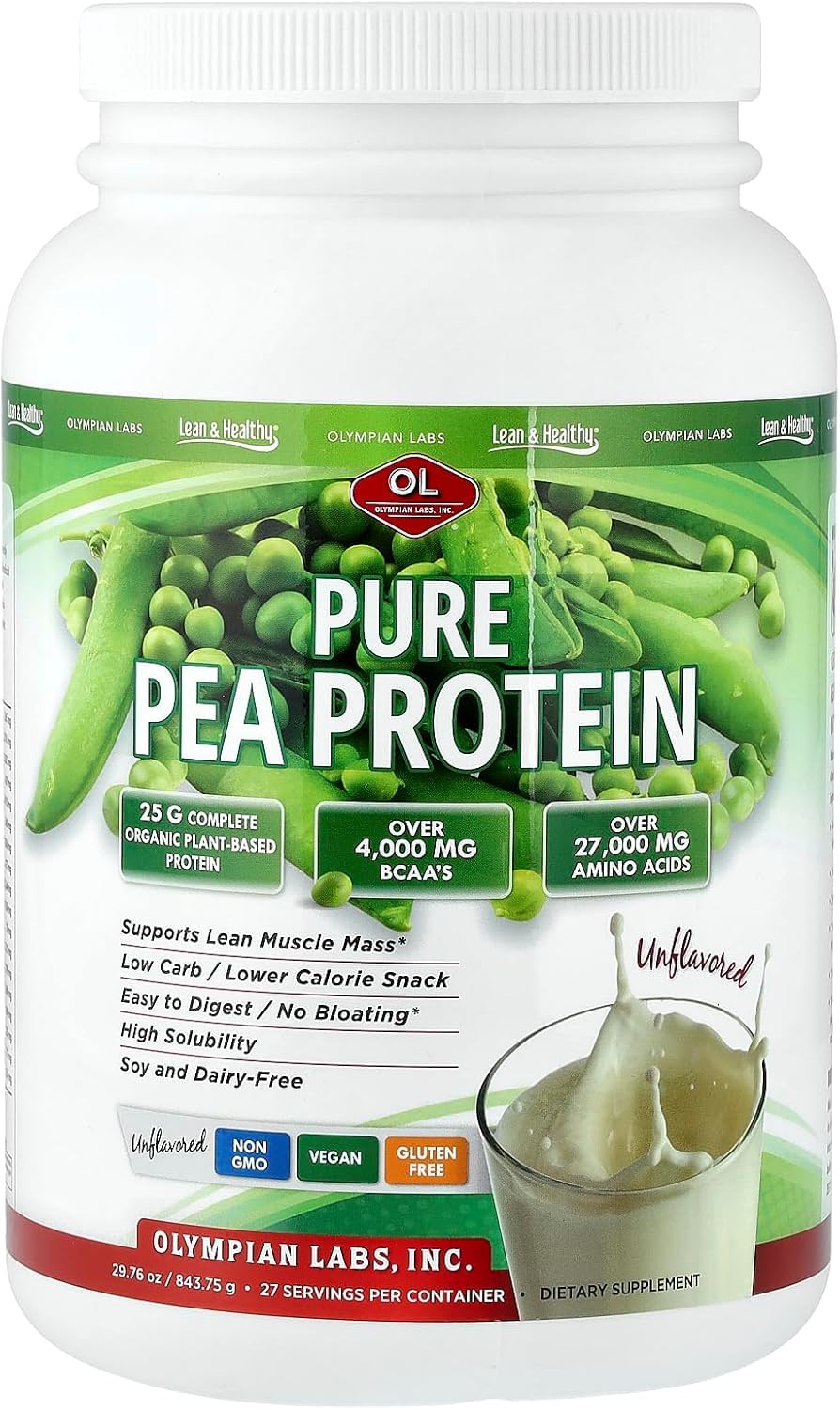 Olympian Labs Plant Based Pea Protein Powder