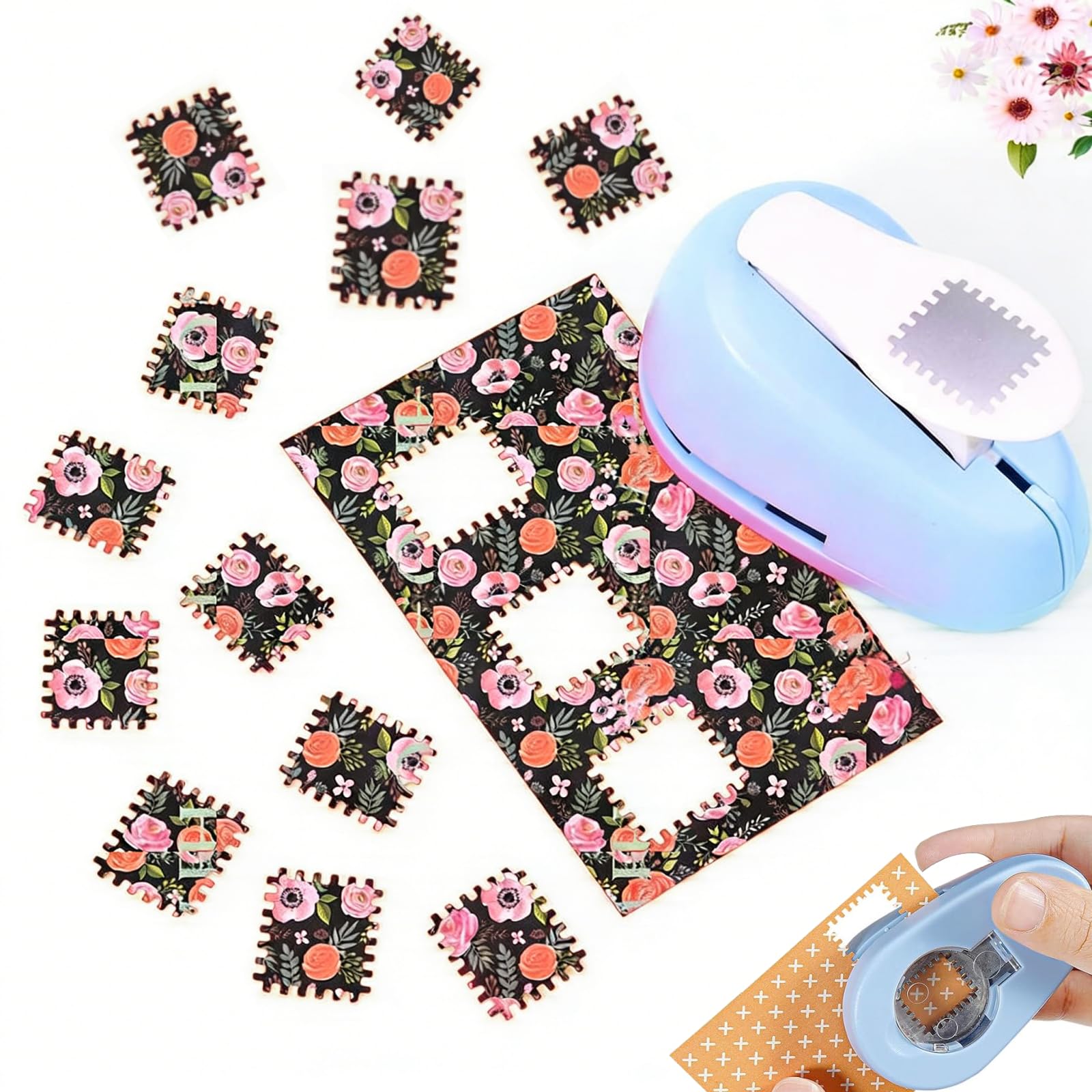 Postage Stamp Puncher, Rectangular Postage Stamp Paper Punch, for Scrapbooking, Cards and DIY Paper Crafts