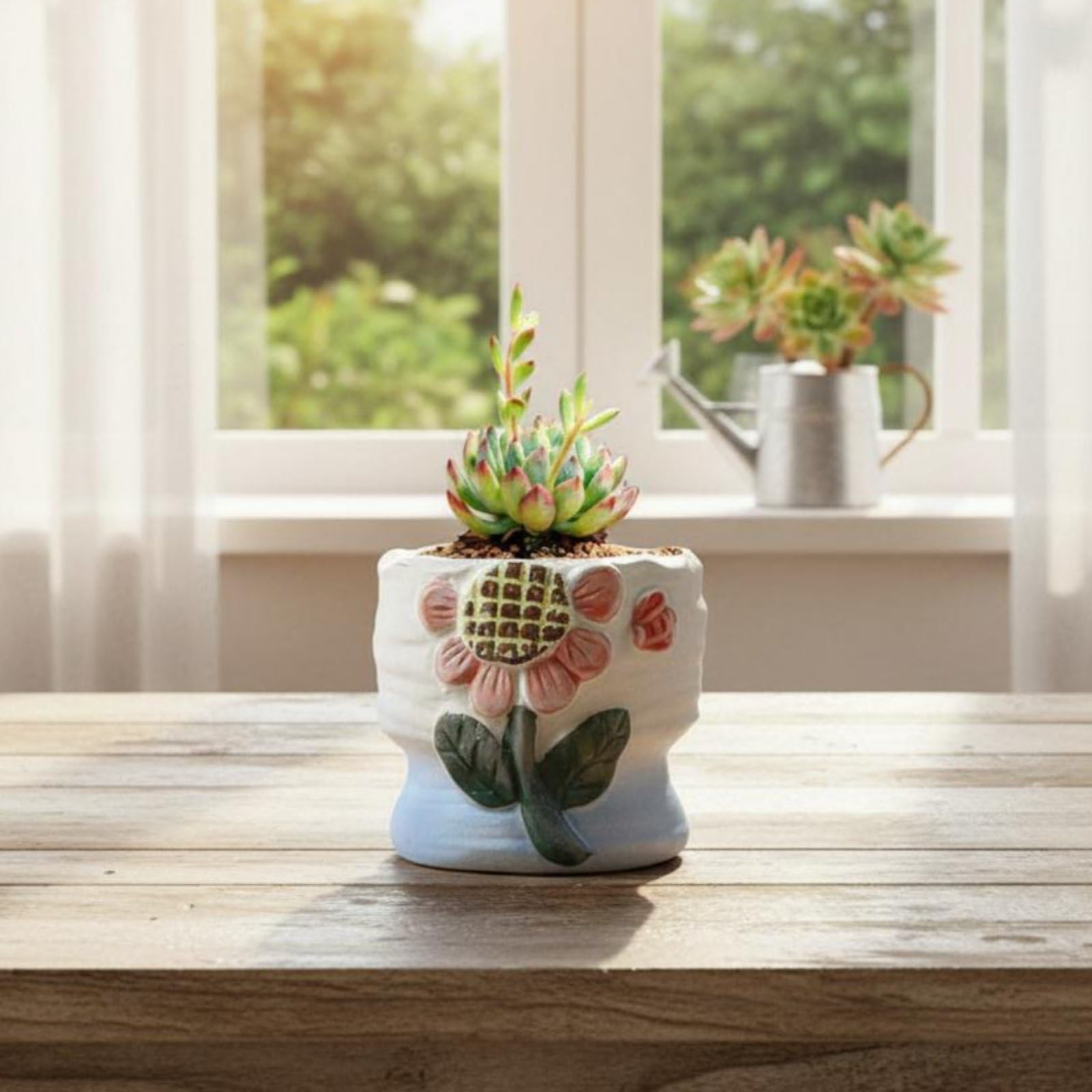 Amazon.co.jp: kowaku セラミックプランター ミニチュア 粗陶器