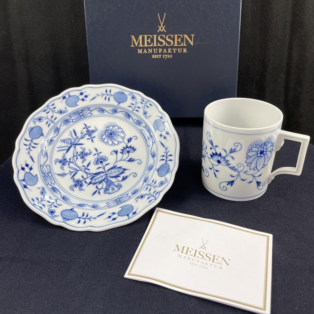 Amazon.co.jp: MEISSENマイセン カップ ソーサー マイセン磁器 箱付き  