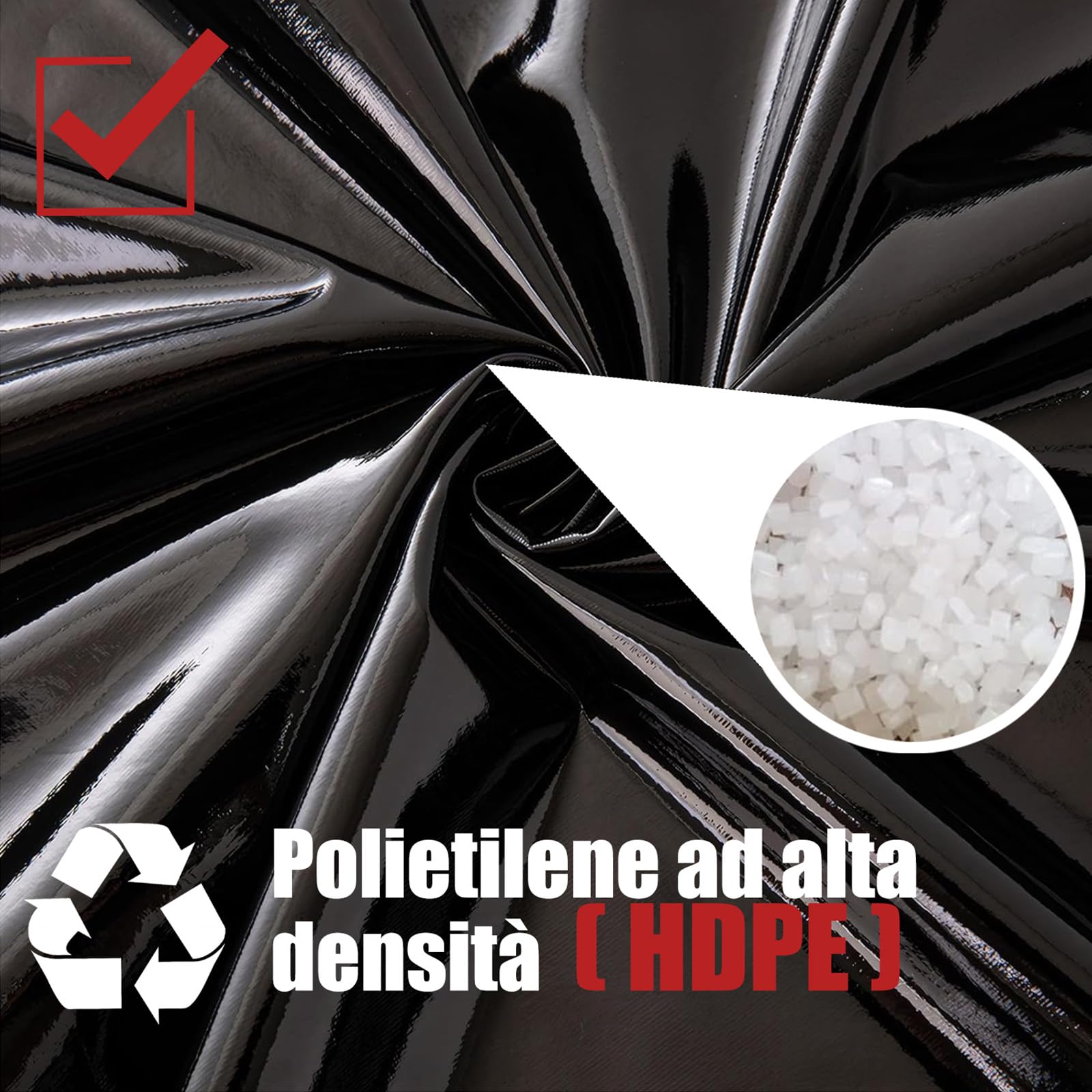 Telo Laghetto, Rivestimento per laghetto, Telo per Laghetto per Laghetti, Rivestimento per Laghetto Resistente, Fodera per Laghetto Flessibile per Piscina Giardino per Laghetti(3×4m)
