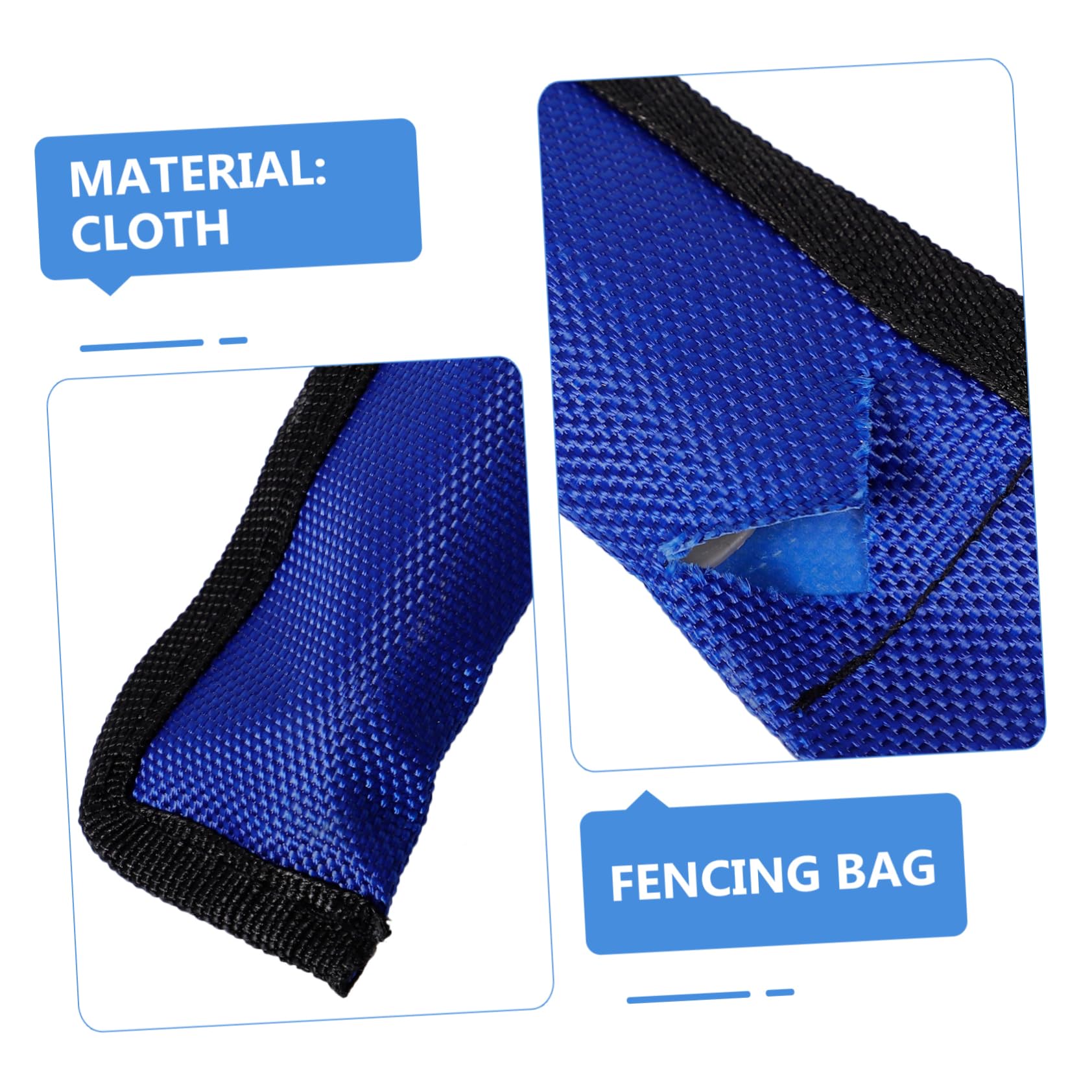 Hemoton Canvas Fencing Sword Bag Blade Protector Pouch for Fencing Viking Style Portable Reusable Accessories 600d Material