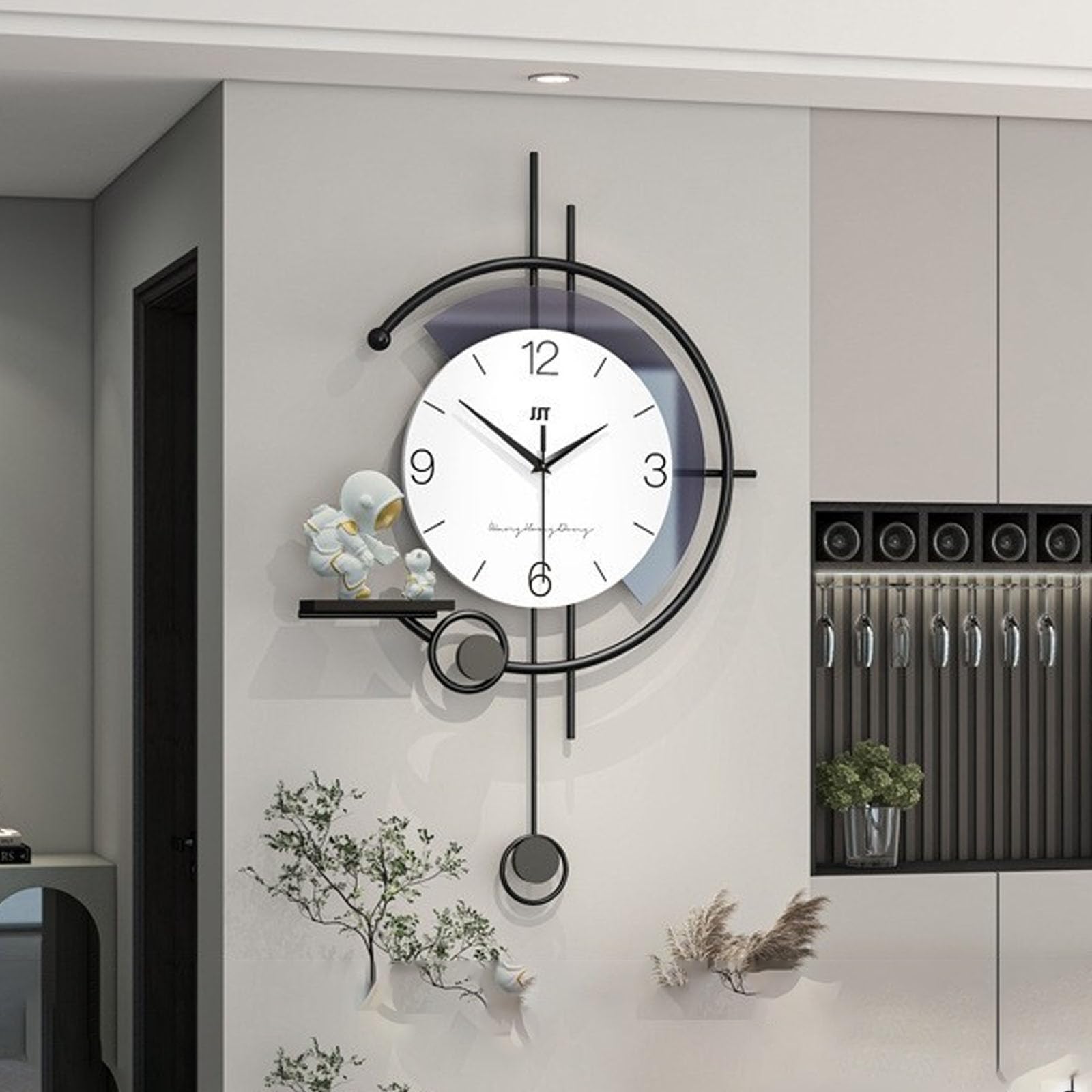 Horloge murale silencieuse sans tic-tac pour une décoration moderne