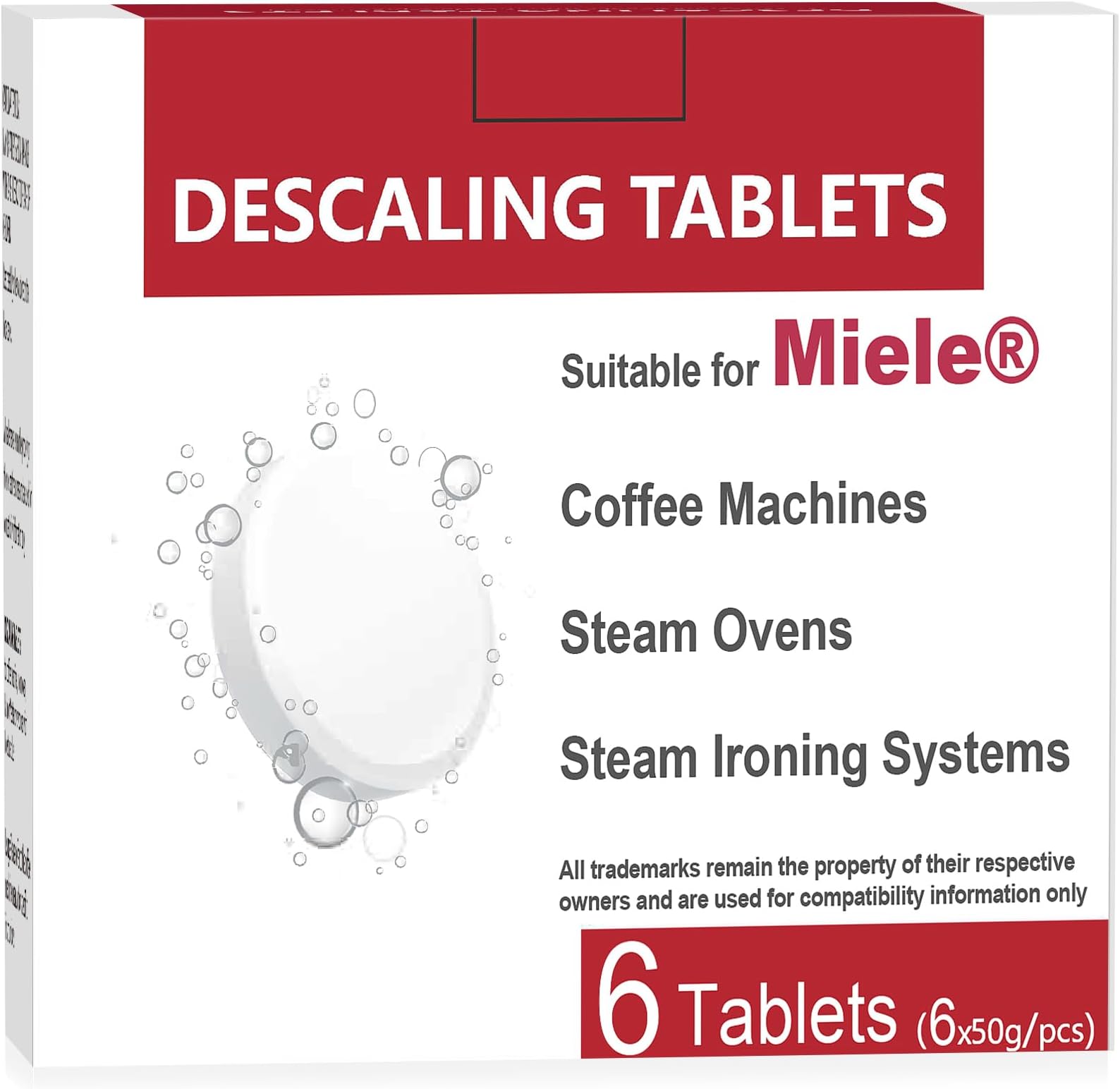 Descaling Tablets Compatible with Miele Descaling Tablets (6 Count)