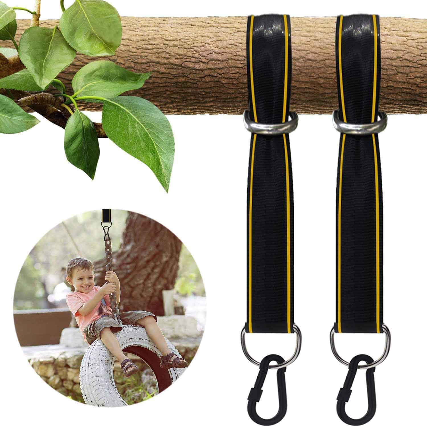 Tree Swing Hanging Straps Kit Holds 2200 lbs,2 x 5ft