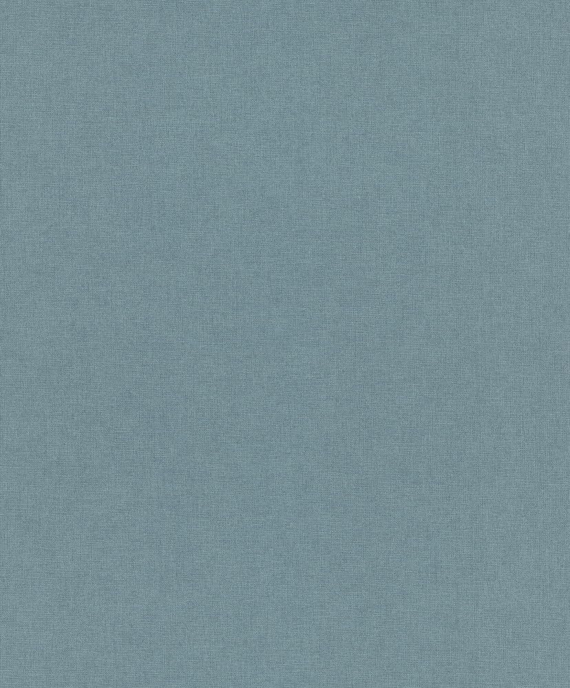 B&Q -  Panama Plain Textured Linen Fabric WallpaperDeep Teal