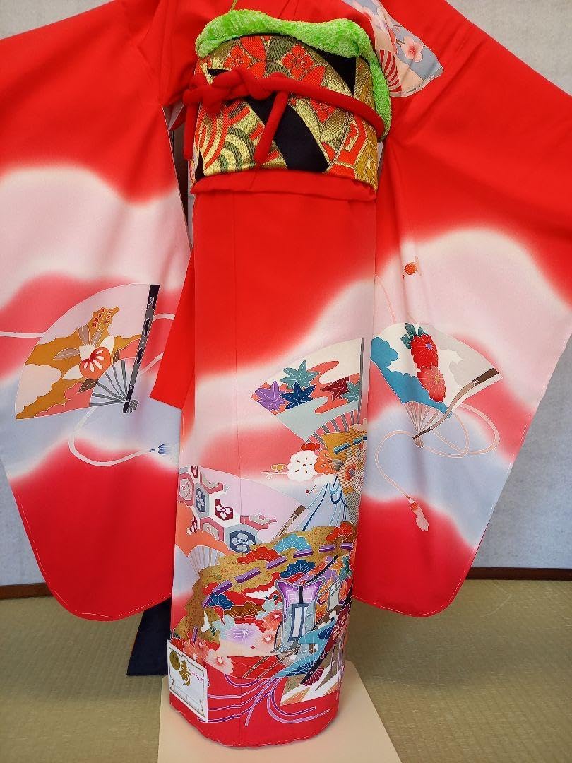 女児七才 正絹着物，長襦袢仕立て上り 55%OFF 秋季セール】 正絹