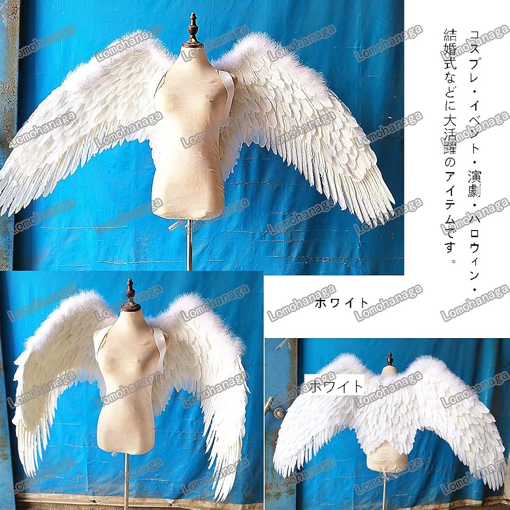 Amazon | [Yorkfine] ロモハナガ 天使 羽 コスプレ 道具翼 悪魔