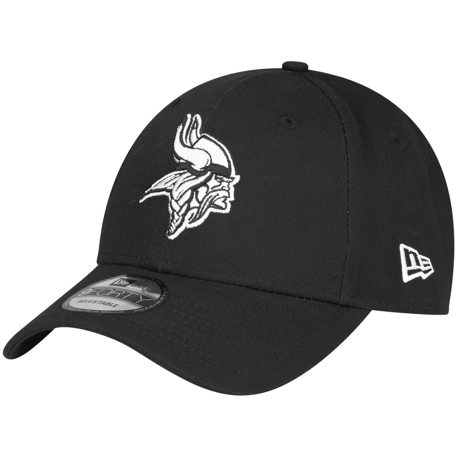 New Era 9Forty Adjustable NFL Cap - Black Minnesota Vikings - One Size
