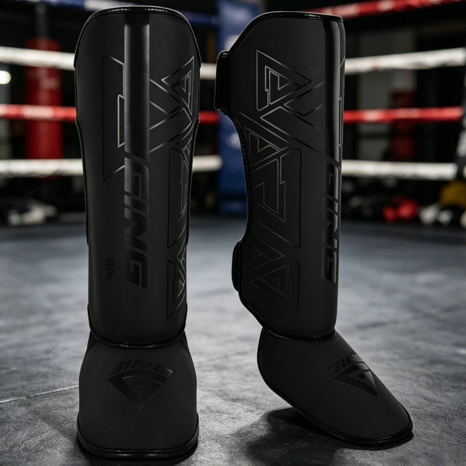 Parastinchi da Muay Thai Imbottitura Spessa Paratibie Muay Thai Copertura Completa Paratibie Kickboxing per Adulti