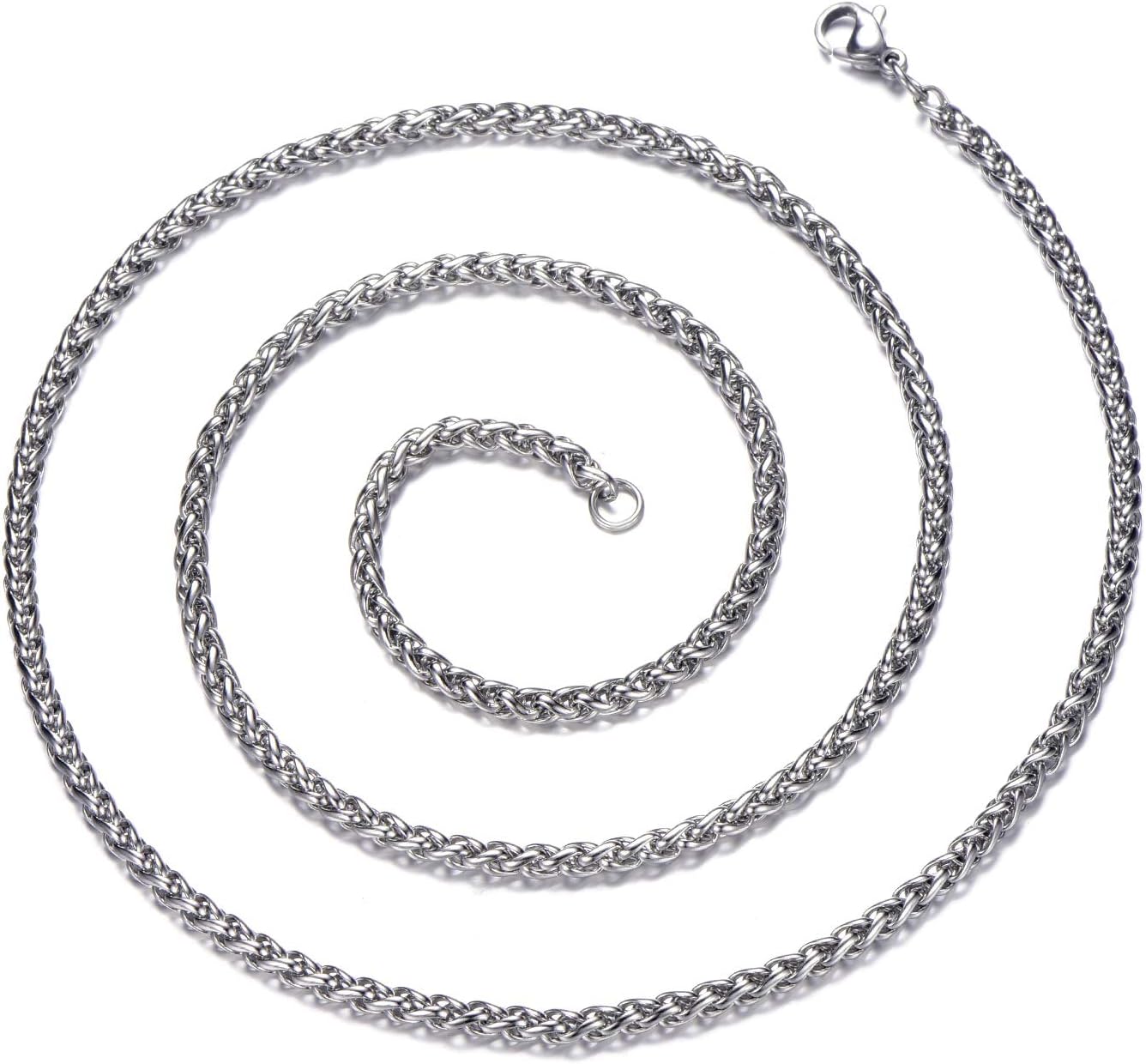 MOO&LEE Men's Stainless Steel Soccer Pendant Necklace with 24 Inches Link Chain - Image 5